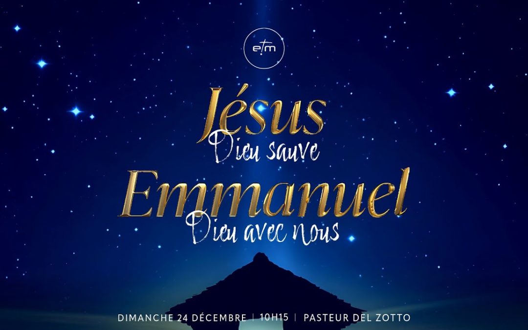 Dieu sauve / Emmanuel = Dieu avec nous : est né