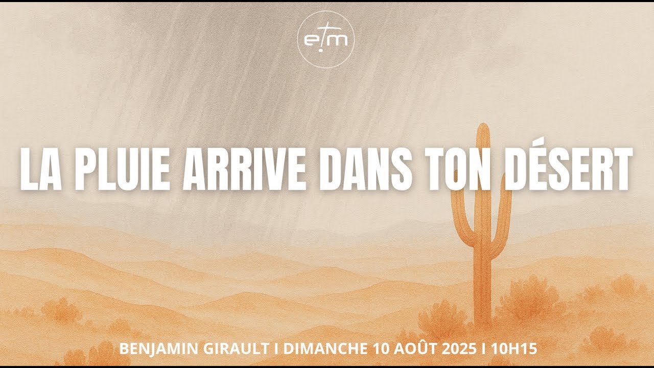 La pluie arrive dans ton désert
